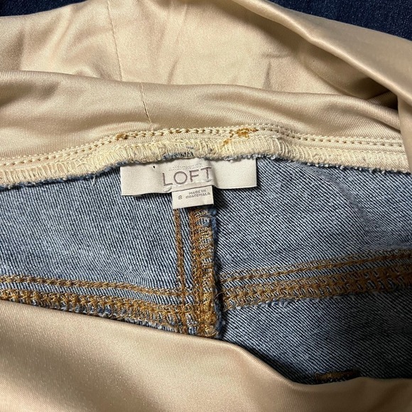 Loft Maternity Jeans Dark Blue Size 8 - Picture 4 of 6